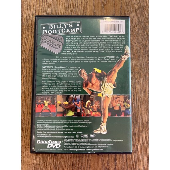 Billys Bootcamp Ultimate Bootcamp DVD 2004 Fitness Billy Blanks Pre-Owned - Picture 4 of 4